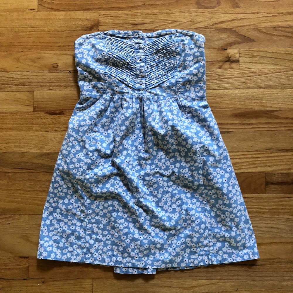 Floral Strapless Dress